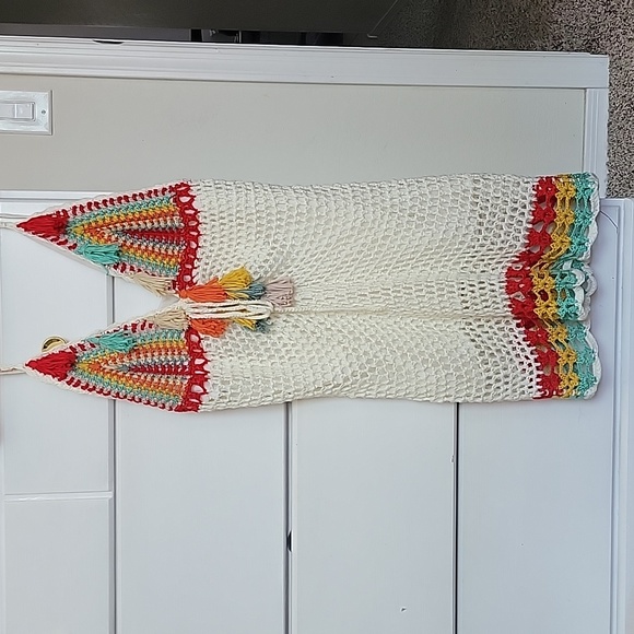 Fashion Nova Dresses & Skirts - Crochet cream dress size L Fashin Nova